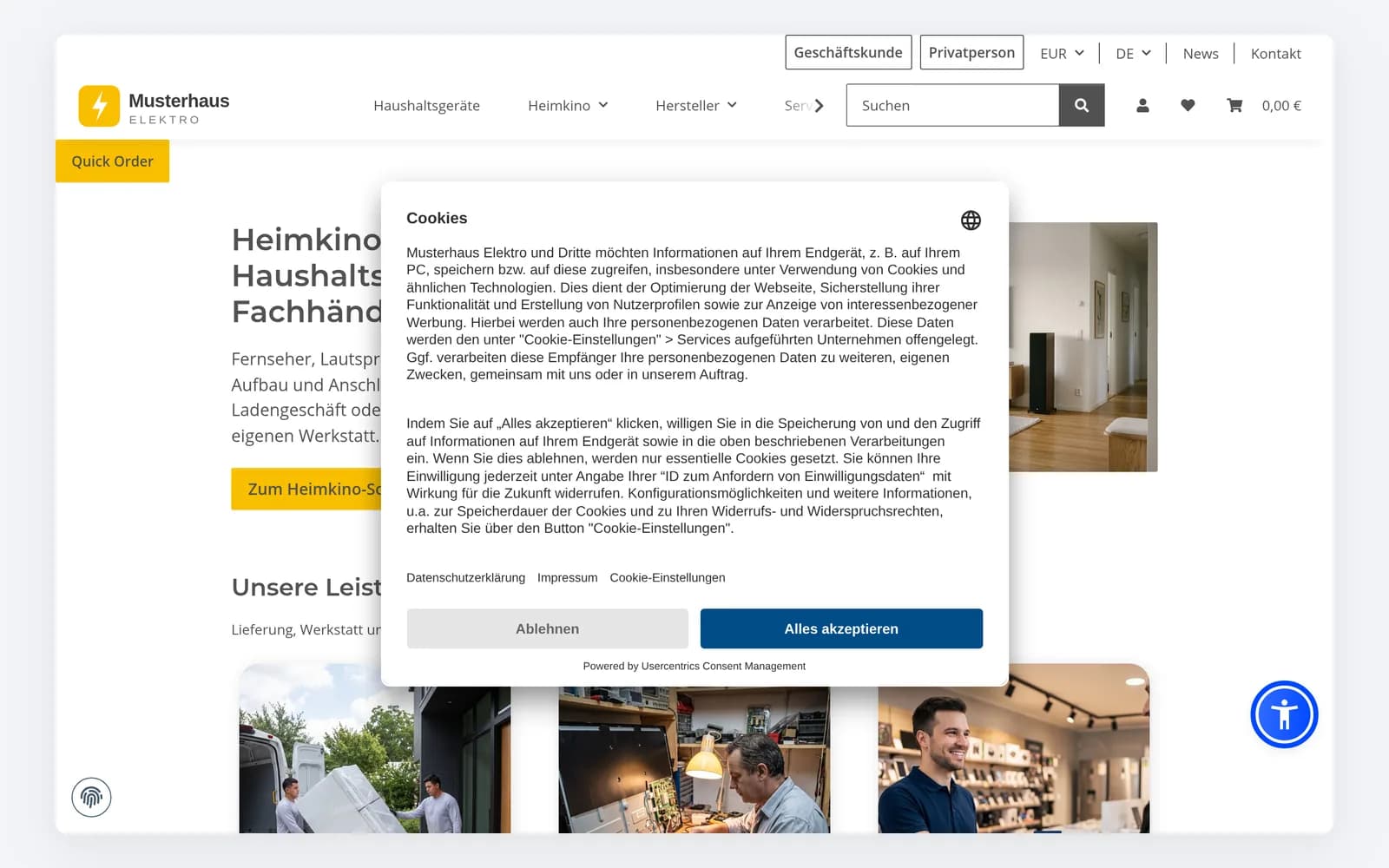 Plugin-Einstellungen im JTL-Shop-Backend: Script-ID, Sprache, Smart-Data-Protector und Google Consent Mode