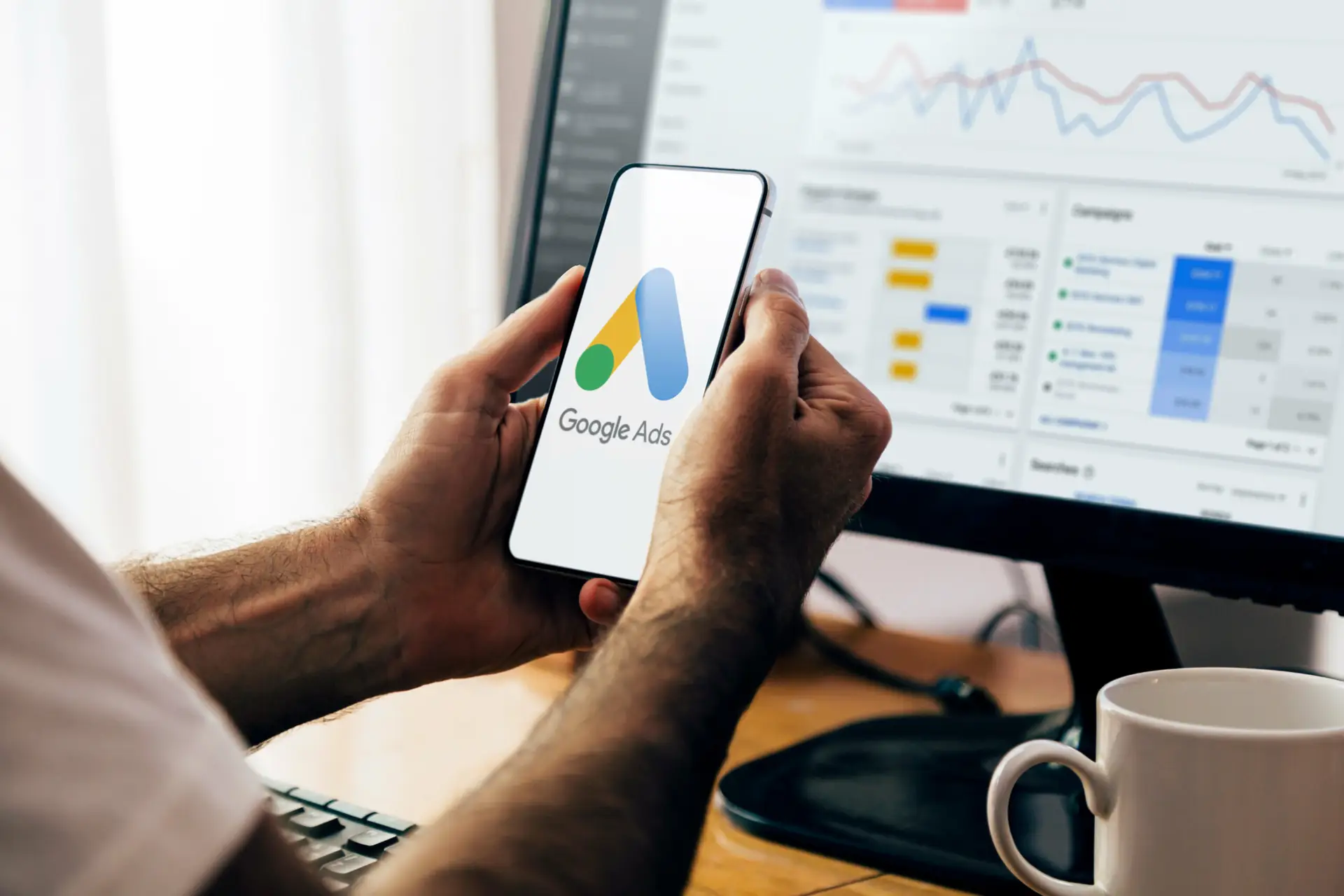 Google Ads auf dem Handy