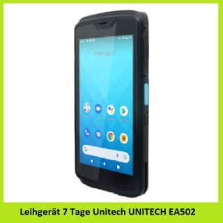 Leihgerät 7 Tage UNITECH EA500Plus