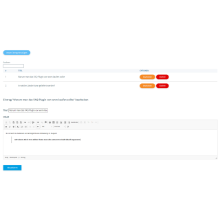 Shop FAQ-Plugin für JTL Shop 5