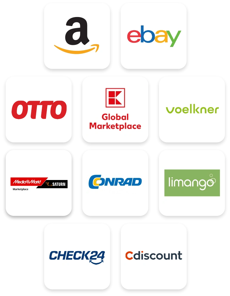 Marktplatz Anbindungen Multichannel-Marketing. Otto, Kaufland, Amazon, Ebay, Conrad, Check24 uvm