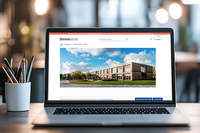 Shopware-Website_Demoshop_im-Laptop